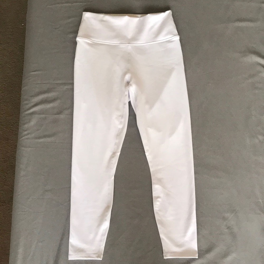 Fabletics White Powerhold Leggings